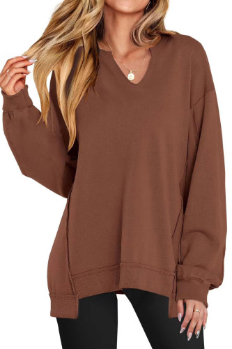 Irregular Loose Long Sleeved Hoodie