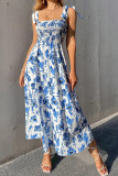 Fashion Sleeveless Camisole Printed Dress