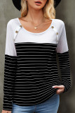 Round Neck Loose Long Sleeved Knitted Sweater