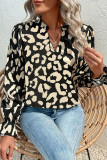 Loose Casual Long Sleeved Printed Shirt