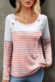 Round Neck Loose Long Sleeved Knitted Sweater
