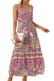 Bohemian Printed Camisole Sleeveless Dress