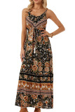 Bohemian Printed Camisole Sleeveless Dress