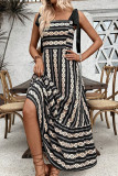 Ethnic Style Printed Sleeveless Dress