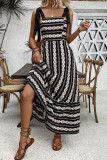 Ethnic Style Printed Sleeveless Dress