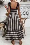Ethnic Style Printed Sleeveless Dress