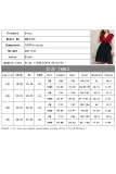 Large Size Lotus Leaf Sleeve Printed Loose Dress