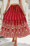 Summer Printed Seaside Vacation Skirt
