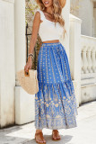 Summer Printed Seaside Vacation Skirt