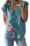 V-Neck Sleeveless Casual Loose Sweater Vest