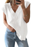 V-Neck Sleeveless Casual Loose Sweater Vest