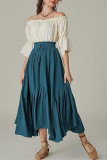 Cake Pleated High Waisted Skirt