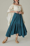 Cake Pleated High Waisted Skirt