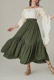 Cake Pleated High Waisted Skirt