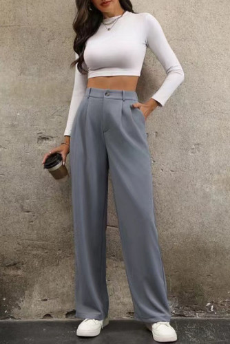 Folding Commuter High Waist Rest Leisure Trousers