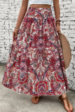 Ethnic Style Leisure Beach Printed Skirt