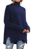 Bat Sleeve Loose Knit Long Sleeved Sweater