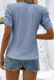 Summer Round Neck Short Sleeved T-Shirt