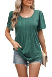 Summer Round Neck Loose Short Sleeved T-Shirt
