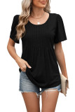 Summer Round Neck Loose Short Sleeved T-Shirt