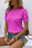 Summer Round Neck Short Sleeved T-Shirt