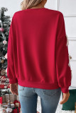 Christmas Round Neck Bow Hoodie