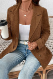 Autumn And Winter Corduroy Suit Jacket