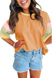 Cotton Round Neck Short Sleeved T-Shirt
