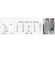 Solid Color Five Quarter Sleeve Loose Chiffon Shirt