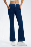 High Stretch Waist Lifting Pocket Sports Jeans