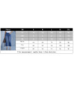 High Waisted Elastic Denim Wide Leg Pants