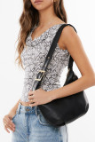 Serpentine V-Neck Strap Sleeveless T-Shirt