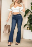 High Stretch Slim Fit Flared Jeans
