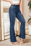High Stretch Slim Fit Flared Jeans