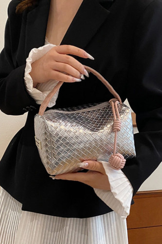 Large Capacity Makeup Bag Knitted Handbag 