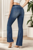 High Stretch Slim Fit Flared Jeans
