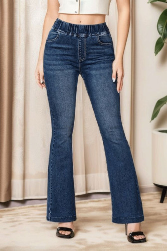 High Stretch Slim Fit Flared Jeans