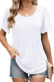 Round Neck Loose Short Sleeved Printed T-Shirt