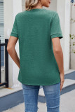 Round Neck Loose Short Sleeved T-Shirt