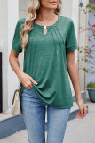 Round Neck Loose Short Sleeved T-Shirt
