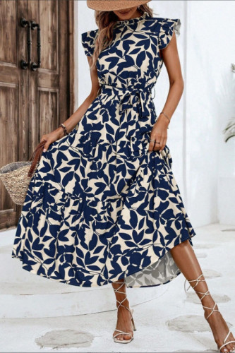 Summer Ruffled Short Sleeved Dress
