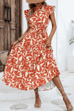 Summer Ruffled Short Sleeved Dress