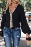 Autumn V-Neck Loose Long Sleeved Shirt