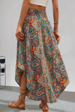 Bohemian Ethnic Style Printed Short Skirt