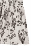 Plus Size Apricot Boho Floral Tiered Maxi Skirt