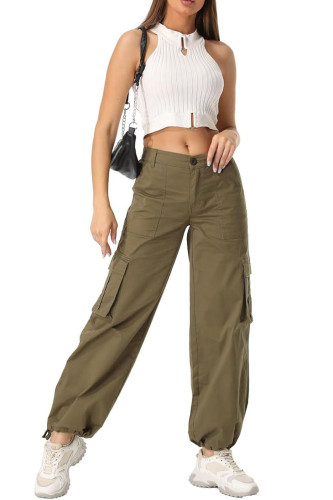 Workwear Multi Pocket Straight Leg Pants