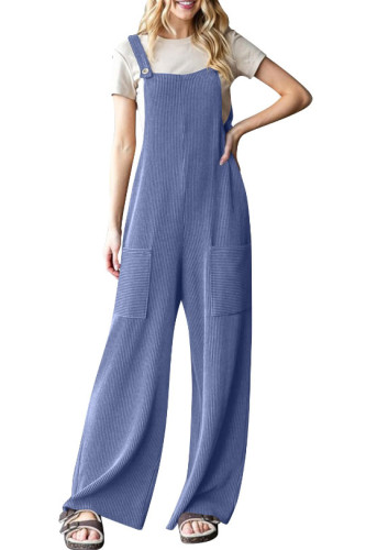 Adjustable Shoulder Strap Sleeveless Jumpsuit