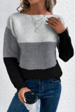 Loose Long Sleeved Thick Knit Sweater