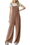 Adjustable Shoulder Strap Sleeveless Jumpsuit