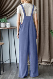 Adjustable Shoulder Strap Sleeveless Jumpsuit